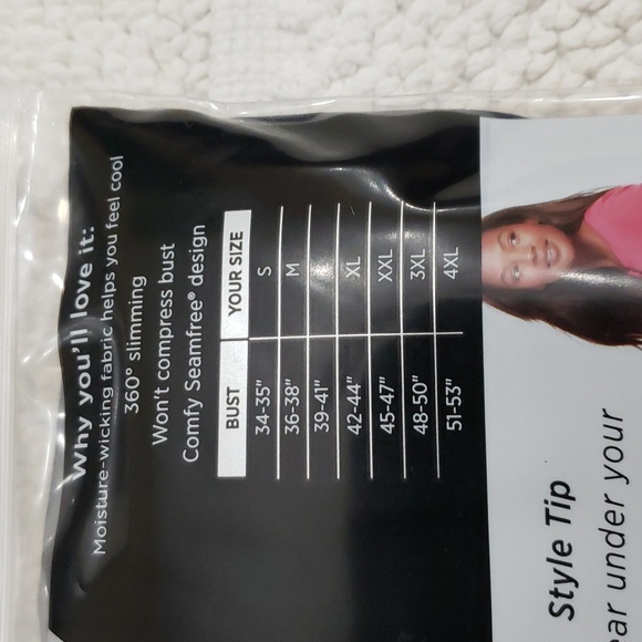 JOCKEY ESSENTIALS HIGH WAIST SHORTS & SLIMMING TANK WOMENS BLACK XXL - Picture 7 of 9